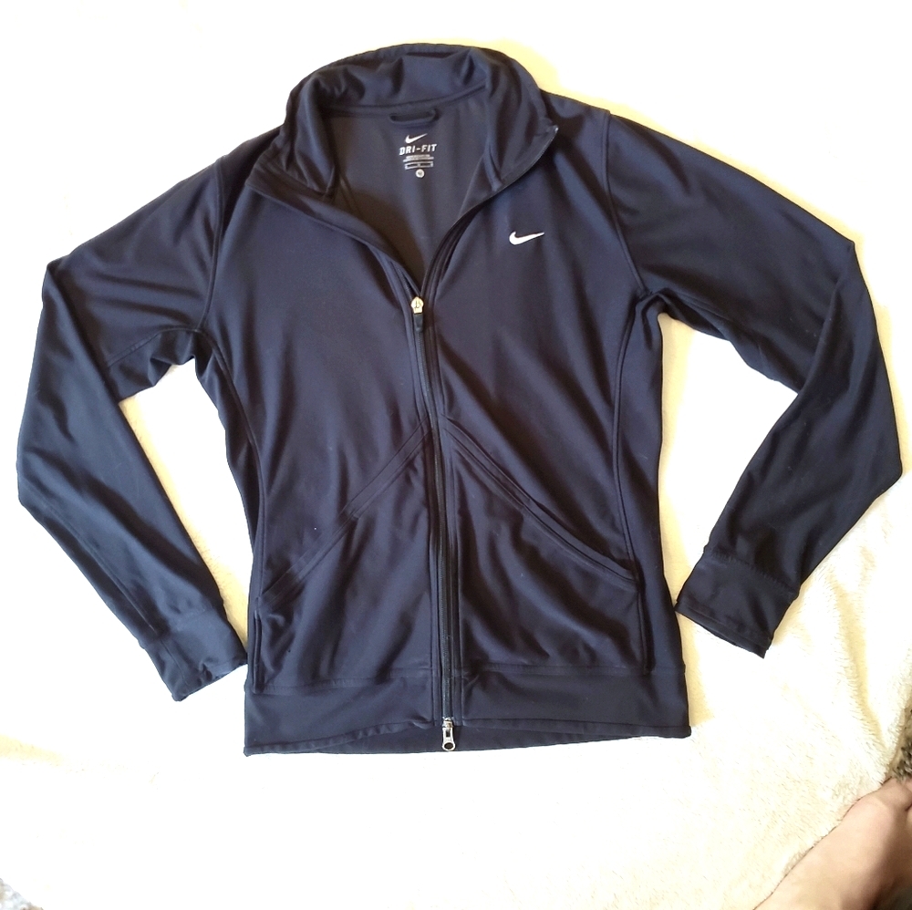 Nike Women's Black Dri-FIT Full-Zip Jacket